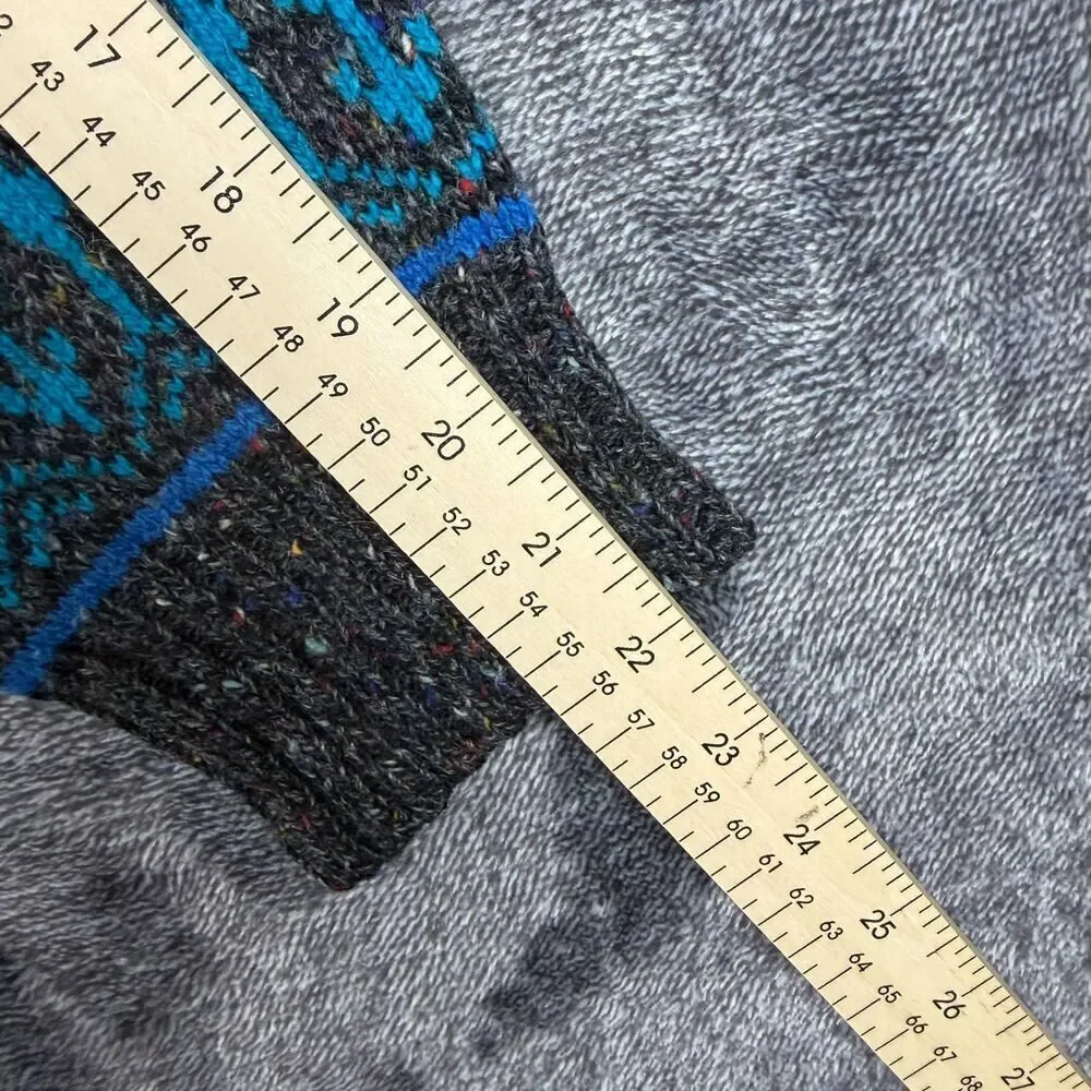 Vtg Mcgregor Fair Isle Nordic Multicolor Wool Blend Sweater Pullover Men's L USA